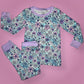Arctic Bloom Bamboo Two Piece Pajama Set