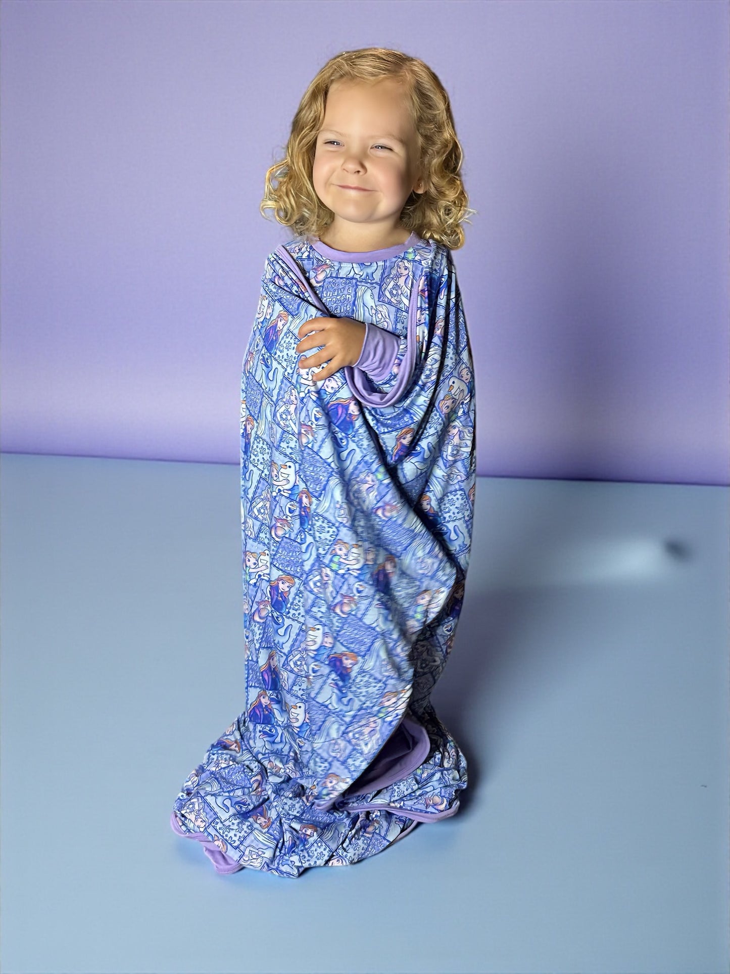 Ice Palace Playtime Double Layered Bamboo Blanket