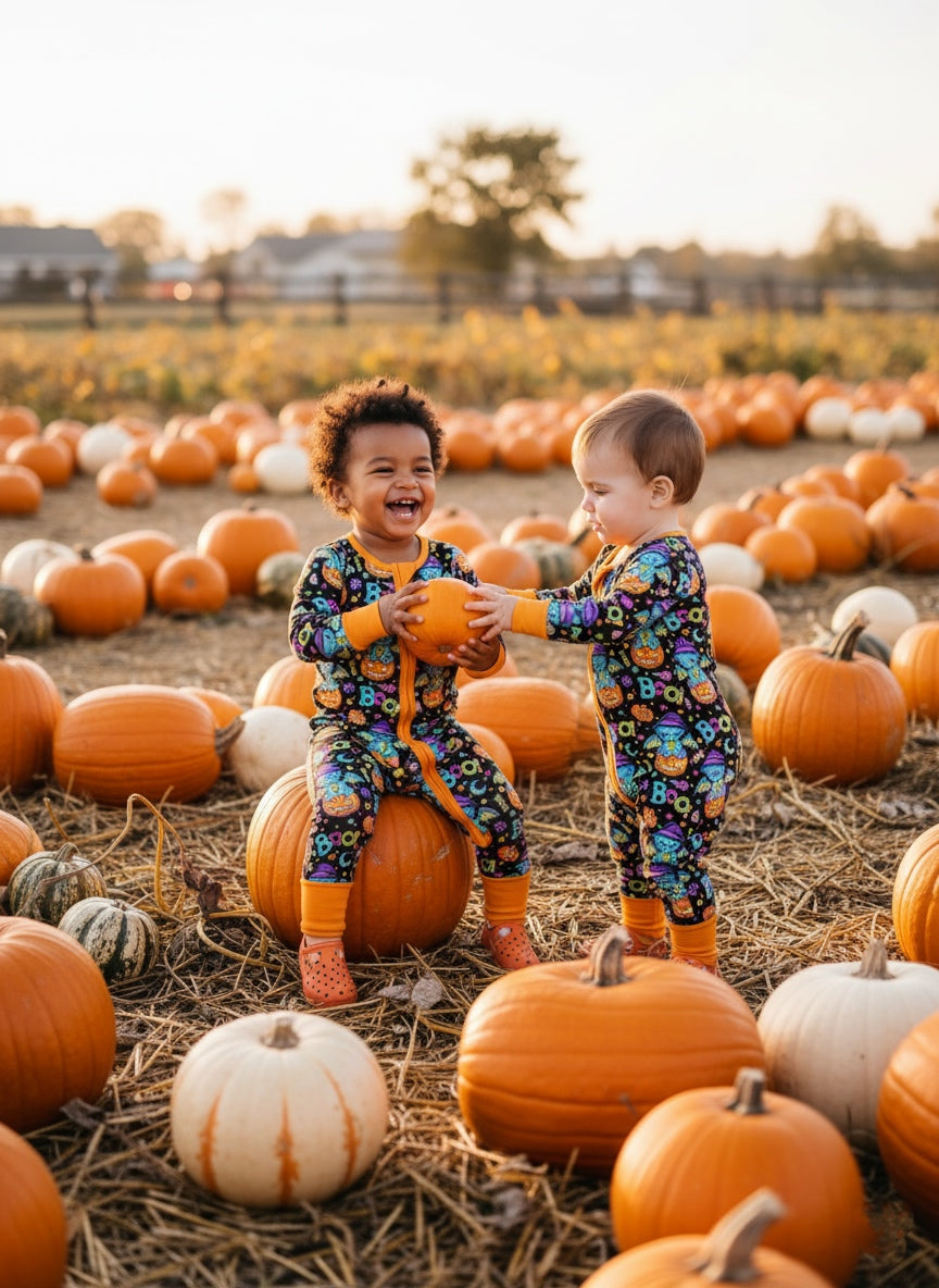 Moo Slayer Halloween Bamboo Romper