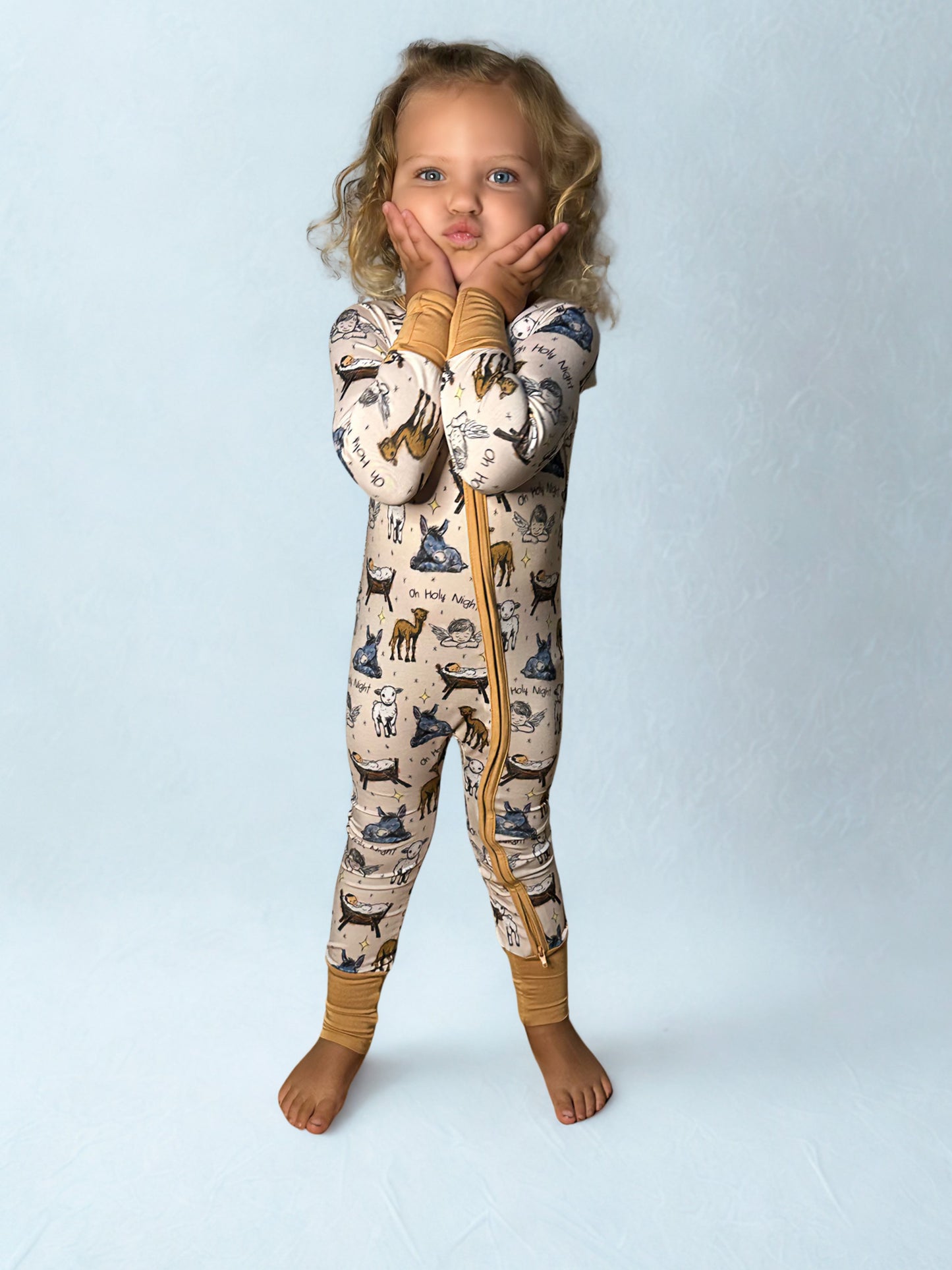 Oh Holy Night Bamboo Romper