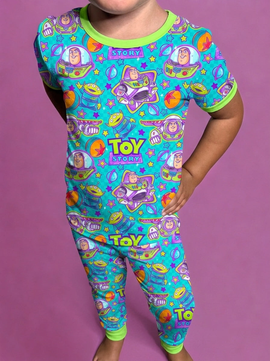 Too Infinity & Beyond Bamboo Two Piece Pajama Set (Pre Order with expected arrival mid September)