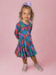Retro Remix Bamboo Twirl Dress (Pre Order)