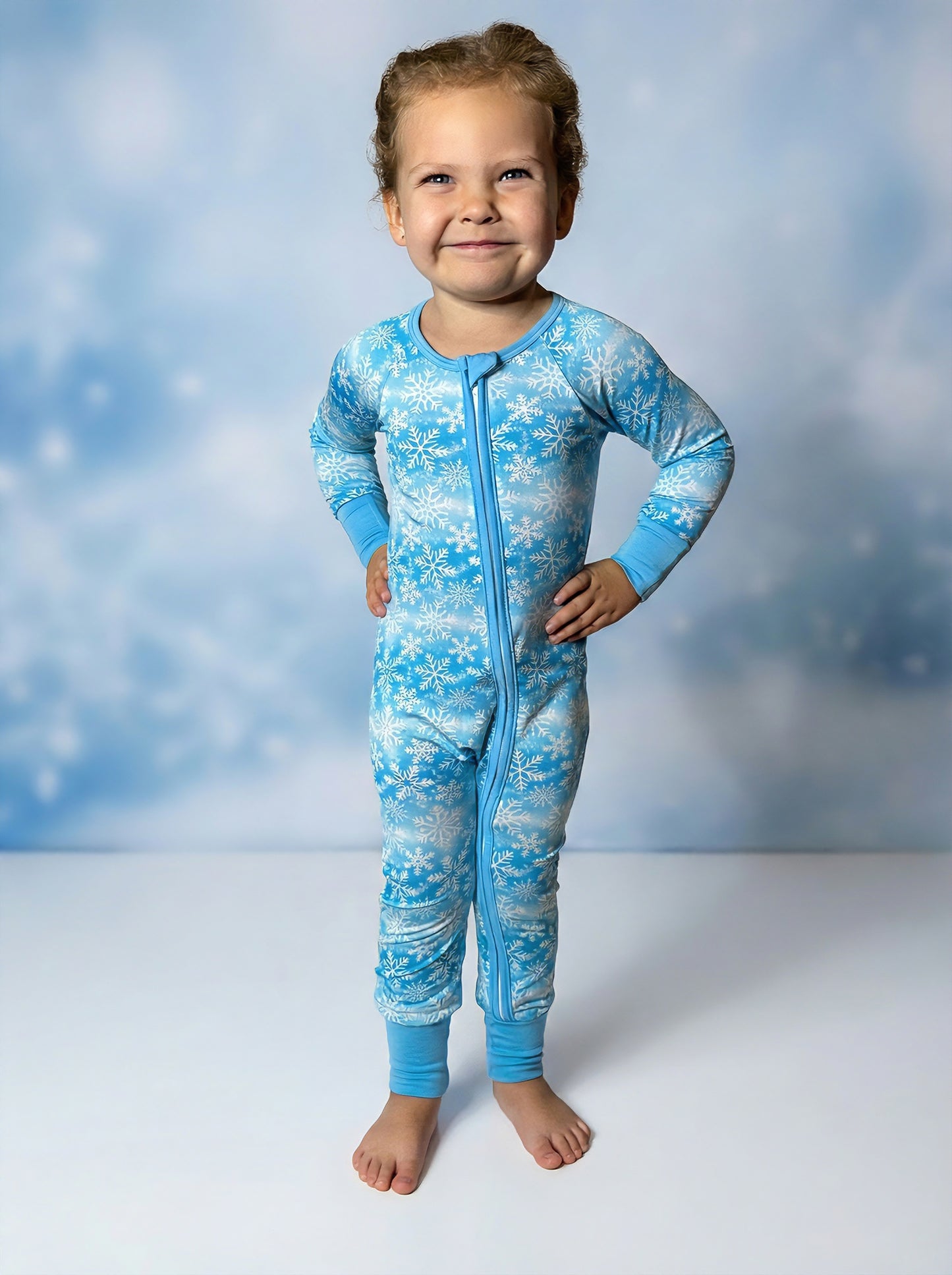 Snowy Snuggles Bamboo Romper