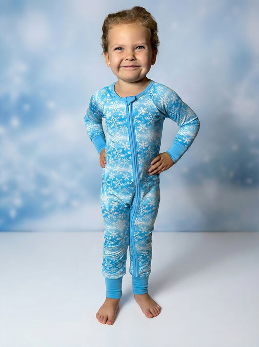 Snowy Snuggles Bamboo Romper