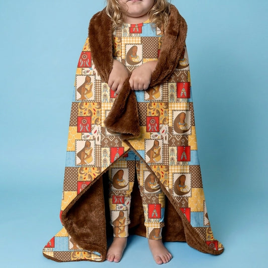 Woodland Warrior Plush Bamboo Blanket (Pre Order with expected delivery end of September)