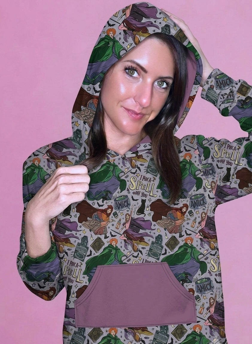 I Put A Spell On You Adult Bamboo Hoodie (Pre Order with expected delivery end of August)