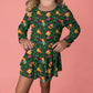 Festive Flippy Bamboo Twirl Dress with snaps (Pre order with expected arrival end of November)