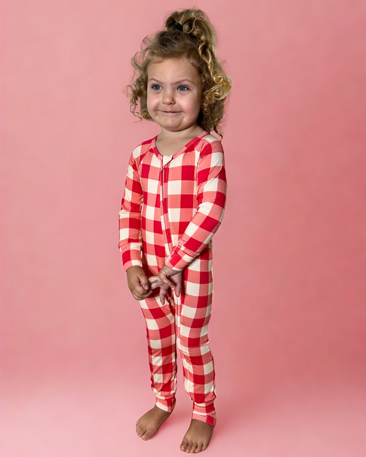 Little Lumberjack Bamboo Romper