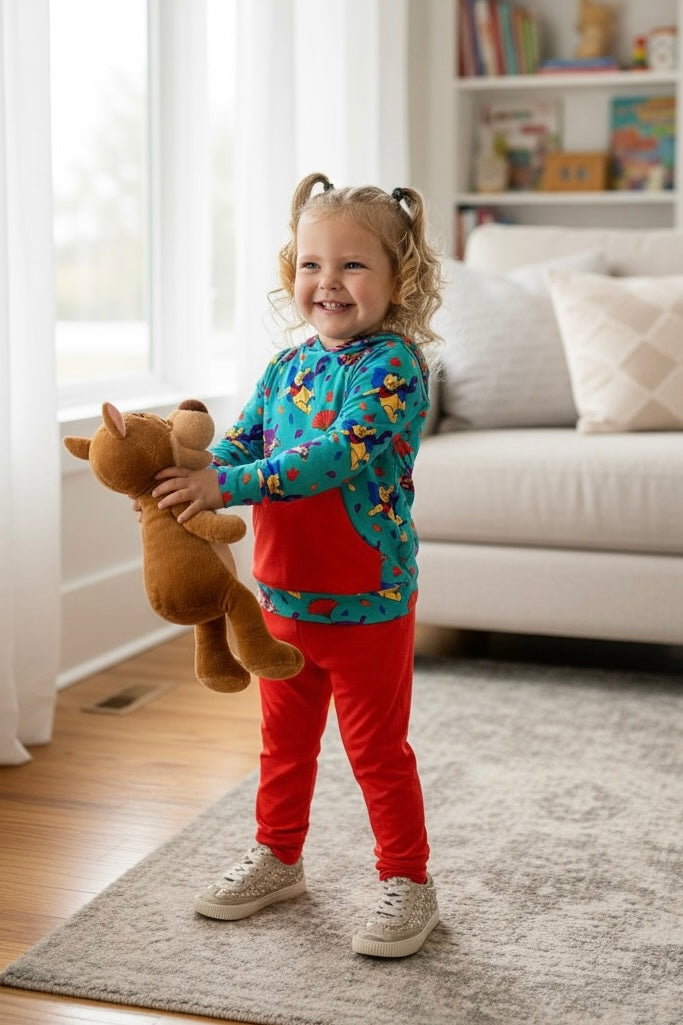 Retro Breeze Bamboo Toddler Hoodie