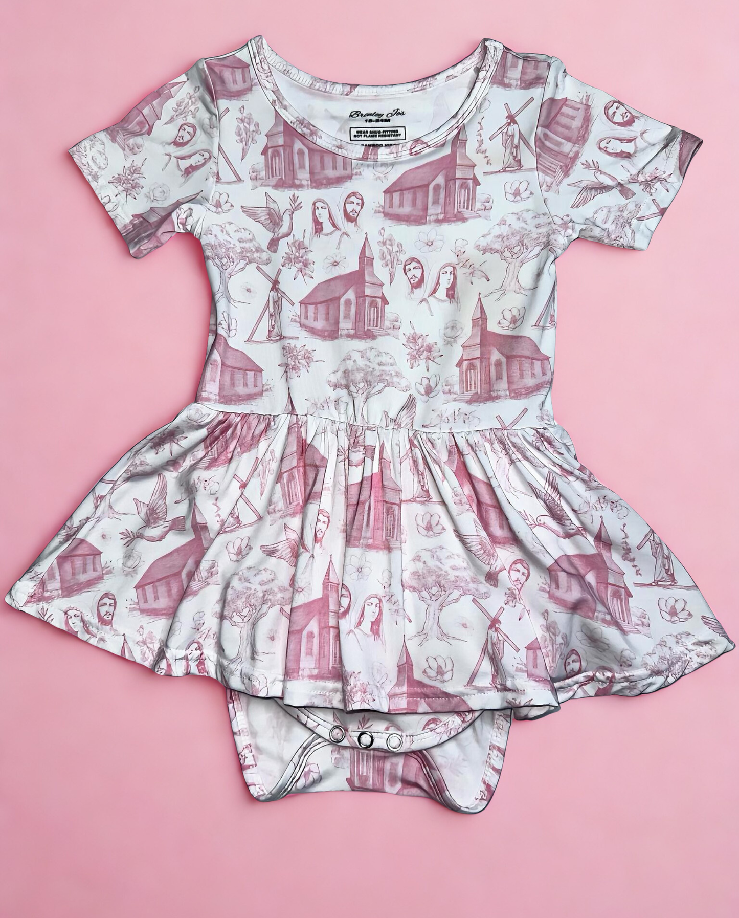 Pink Sanctuary Bamboo Twirl Dress with snaps