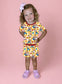 Memory Lane Bamboo Short Sleeve and Shorts Two Piece Pajama Set