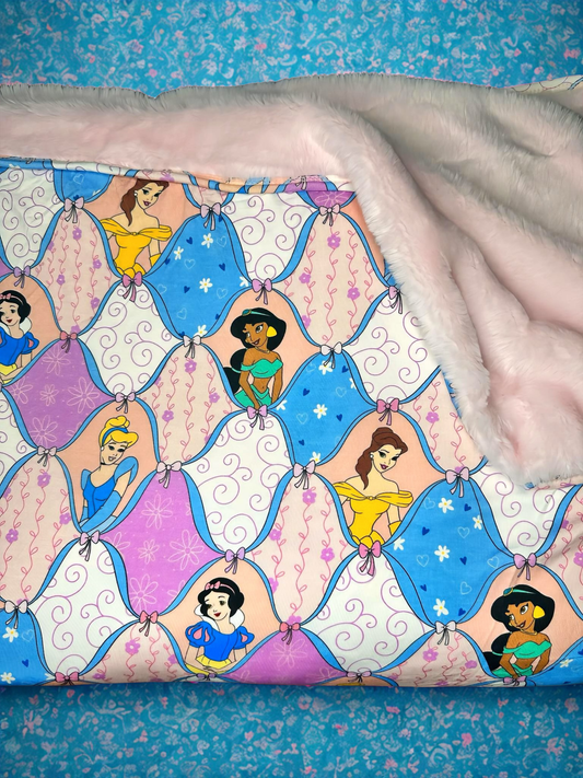 Diamond Princess Plush Bamboo Blanket
