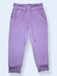 Arctic Bloom Light Purple Bamboo Joggers