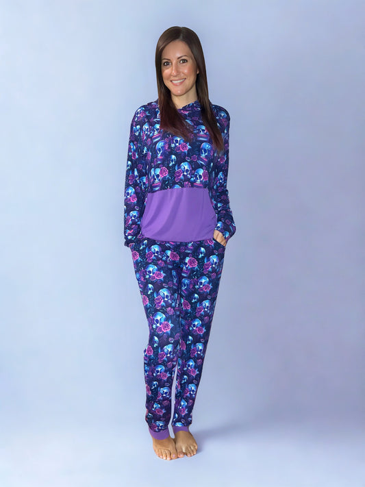 Poison Petals Adult Bamboo Joggers