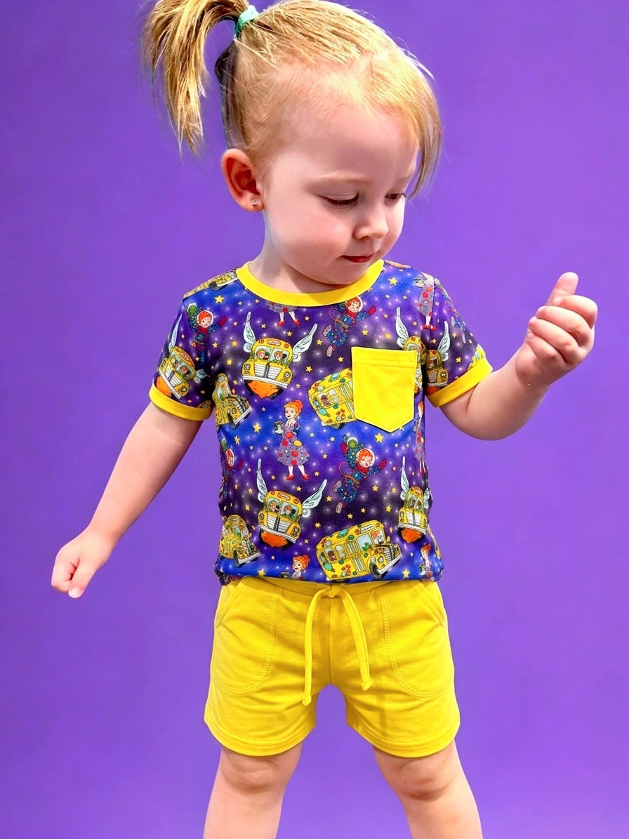Magical Learning Bamboo Pocket Tee and Shorts Set (Pre Order)