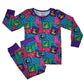 Retro Remix Bamboo Two Piece Pajama Set (Pre Order)