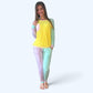 Color Block Yellow & Pink Adult Bamboo Pullover