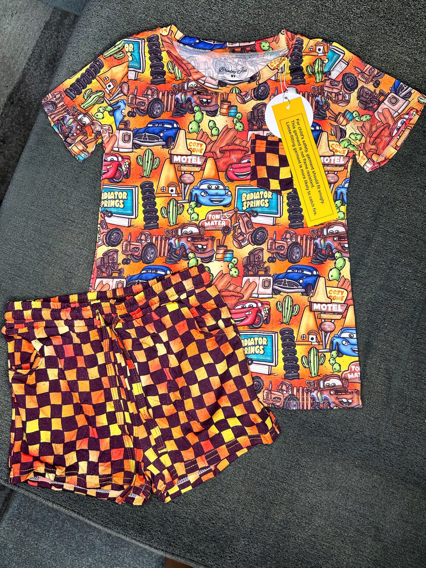 Rally Racers Bamboo Pocket Tee and Shorts Set
