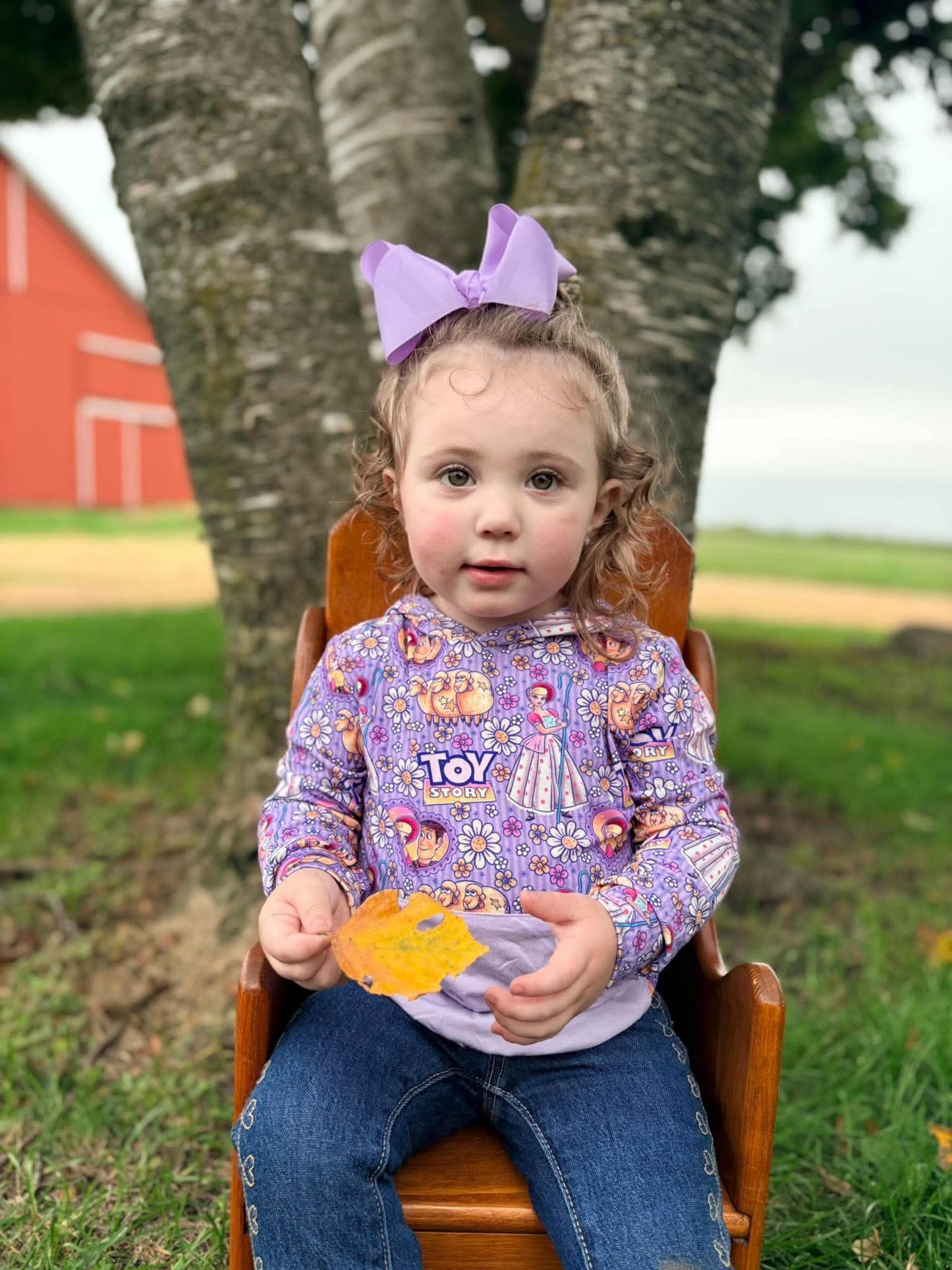 Rootin' Tootin' Daisies Bamboo Toddler Hoodie