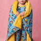 Retro Robot Plush Bamboo Blanket (Pre Order with expected delivery end of September)