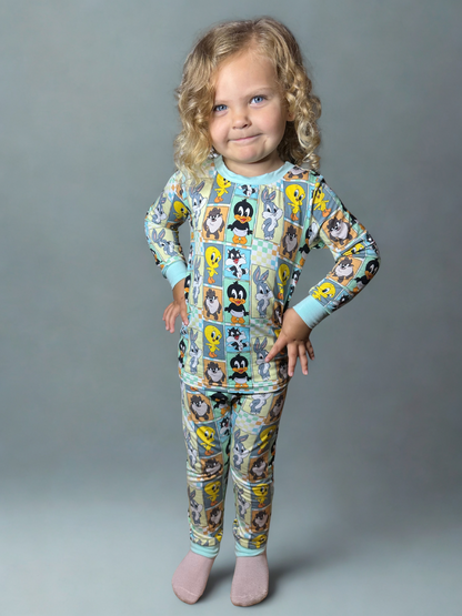 Toon-Tastic Classic Bamboo Two Piece Pajama Set