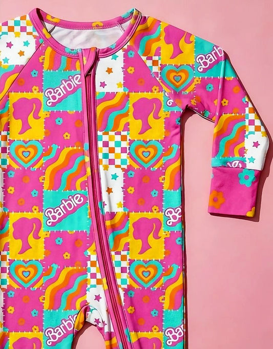 Flower Power Bamboo Romper (Pre-order with arrival of the end of Sept.)
