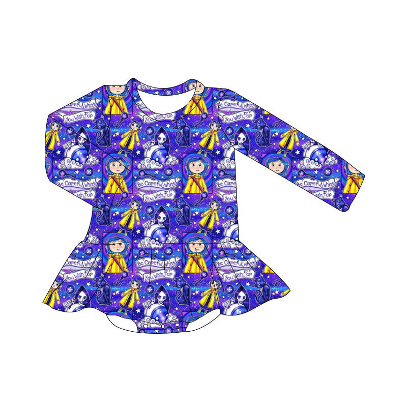 Be Careful What You Wish For Bamboo Twirl Dress with snaps (Pre Order with expected arrival end of August)
