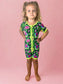 Purple Dinosaur Bamboo Shortie