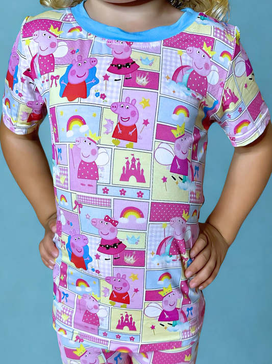 Muddy Puddles Bamboo Two Piece Pajama Set