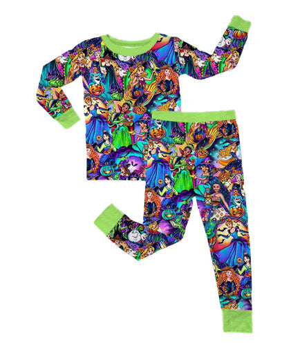 Halloween Princess Bamboo Two Piece Pajama Set