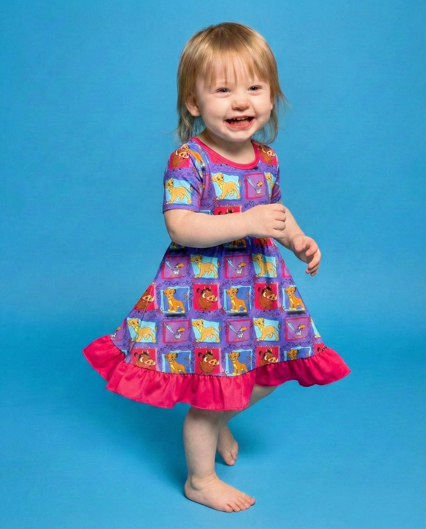 Hakuna Matata Bamboo Twirl Dress (Pre Order with expected delivery August 2026)