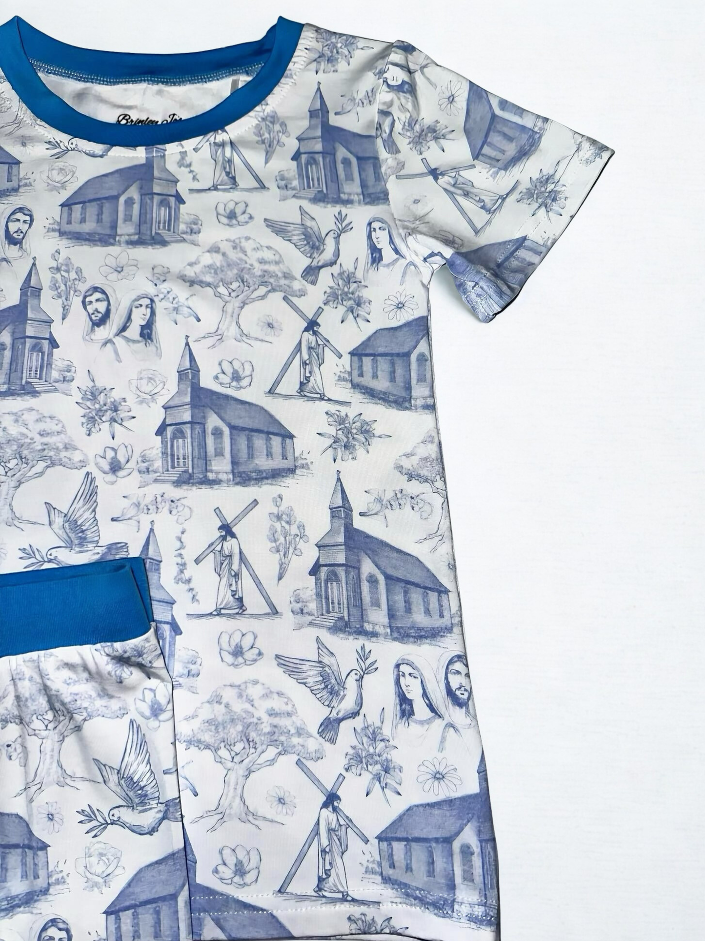 Blue Sanctuary Bamboo Two Piece Pajama Set
