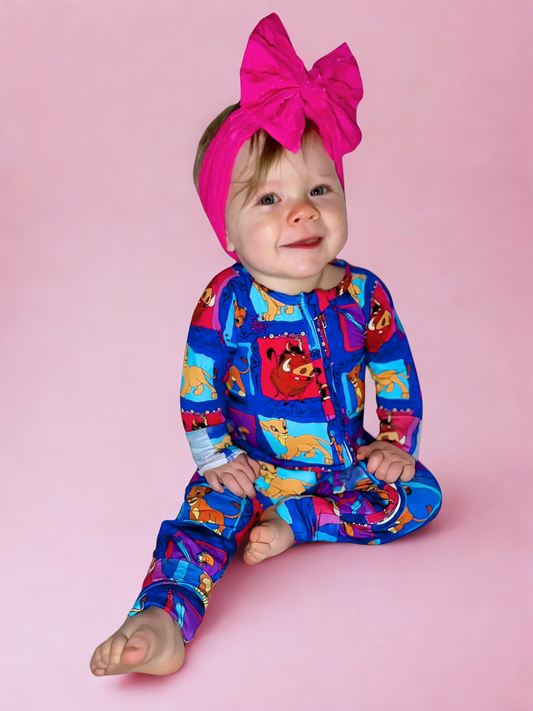 Hakuna Matata Bamboo Romper (Pre Order with expected delivery August 2026)