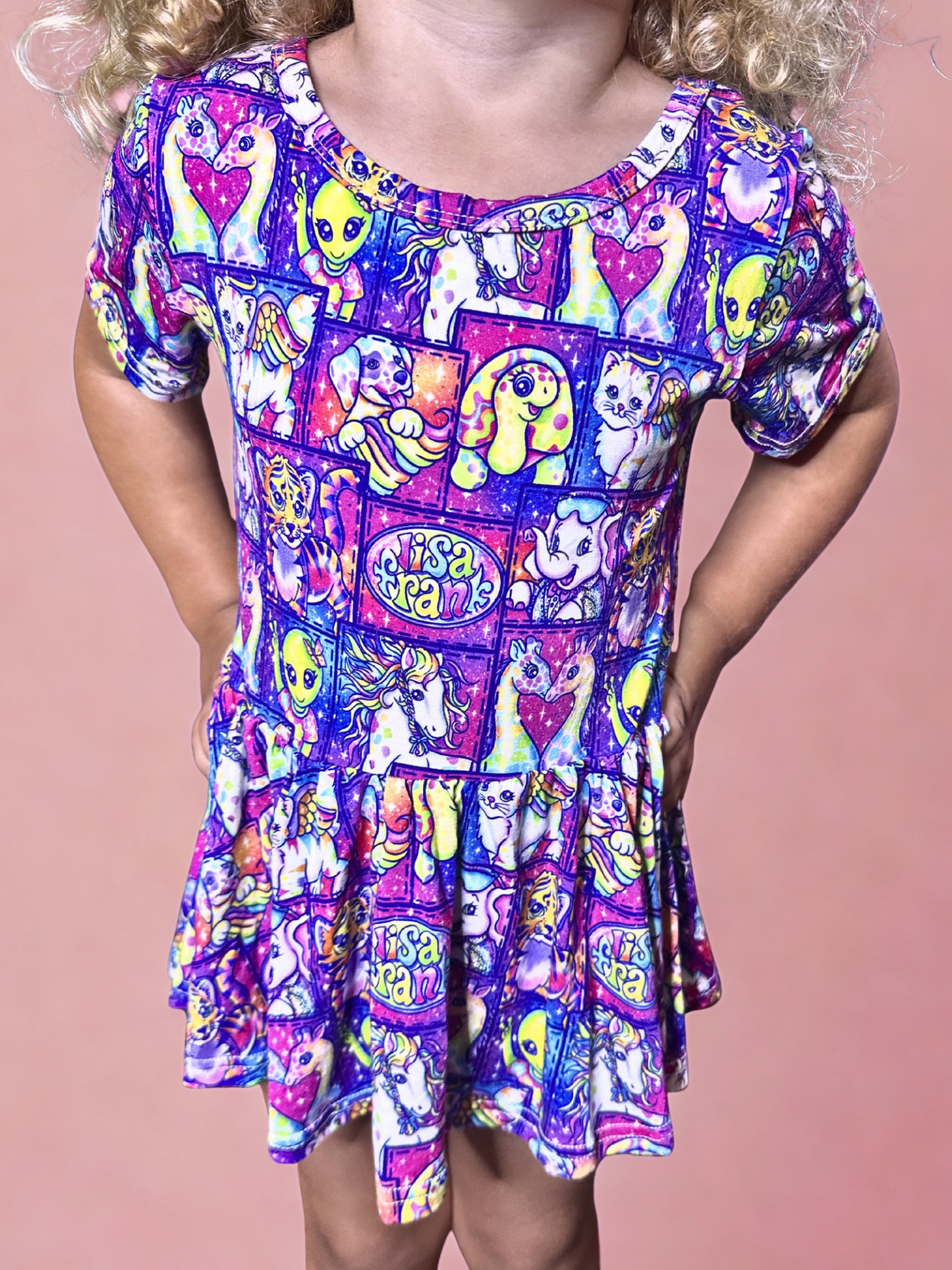 Colorful Comeback Bamboo Twirl Dress with snaps