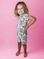 Rainbow Riders Bamboo Short Sleeve and Shorts Two Piece Pajama Set