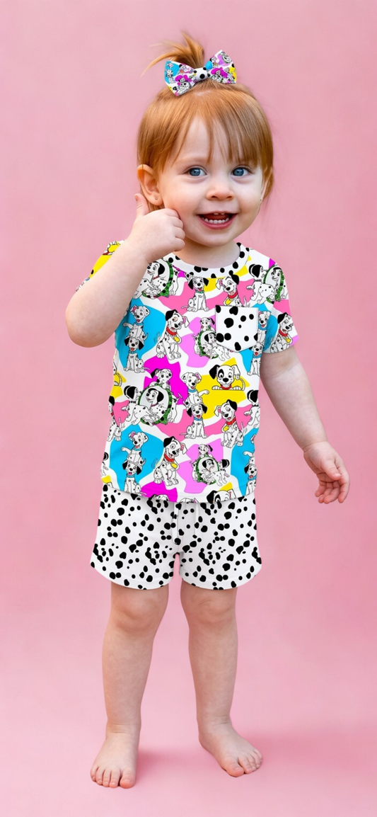 Dog Days Bamboo Pocket Tee and Shorts Set