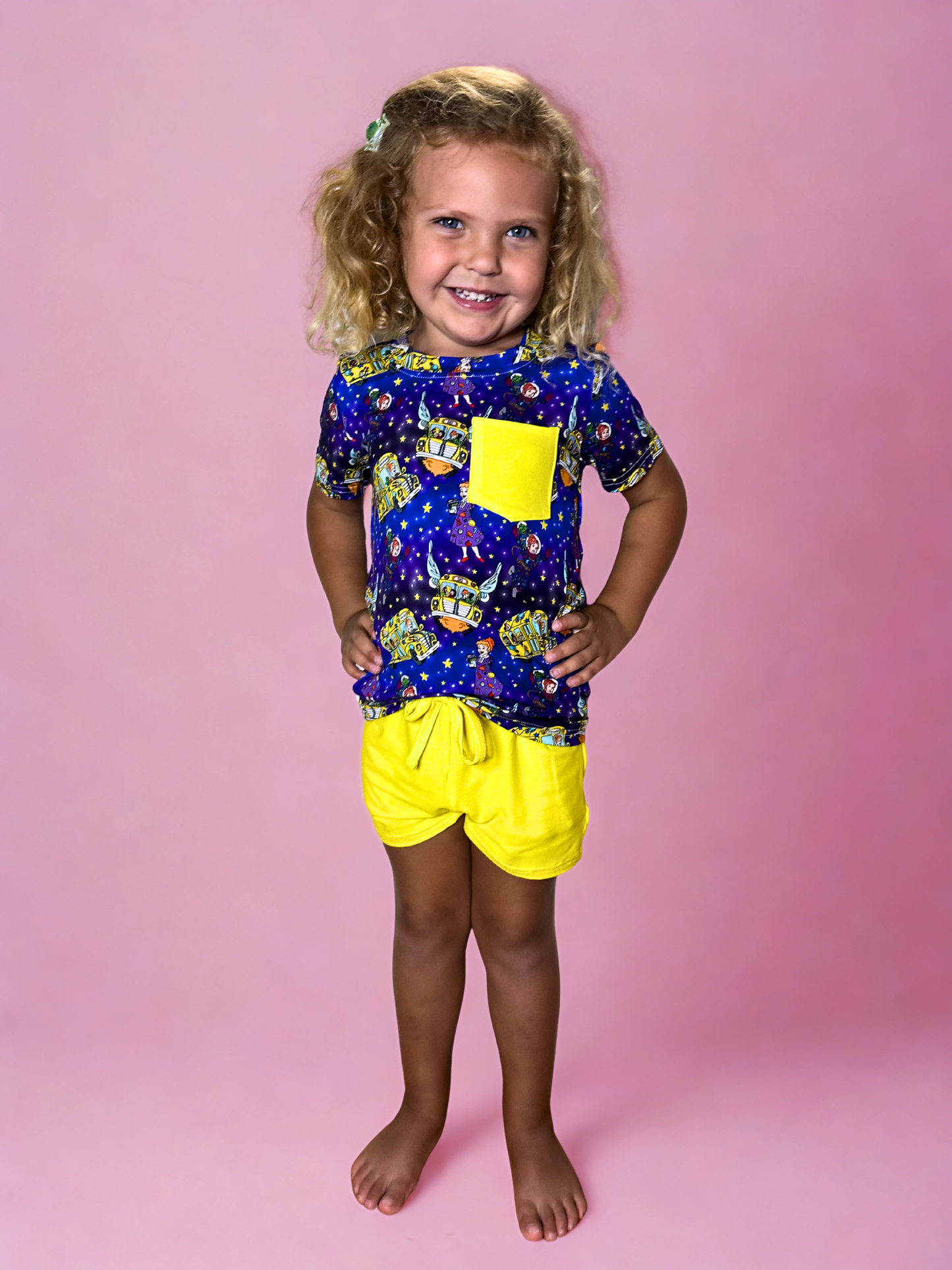 Magical Learning Bamboo Pocket Tee and Shorts Set