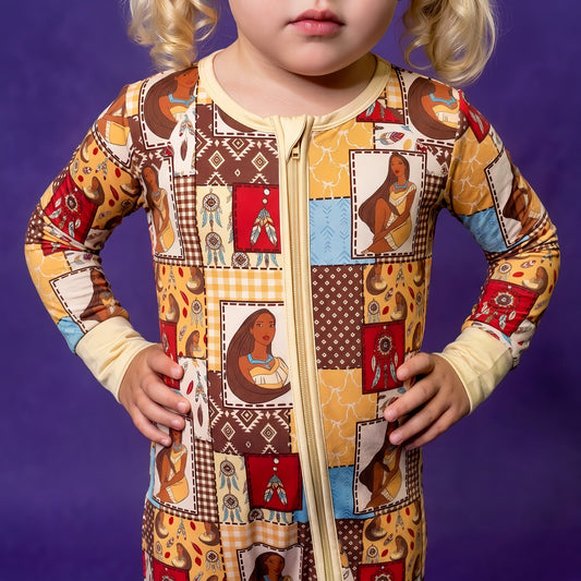 Woodland Warrior Bamboo Romper (Pre order with arrival time end of Sept.)