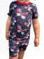 Firework Flutters Bamboo Two Piece Short Set