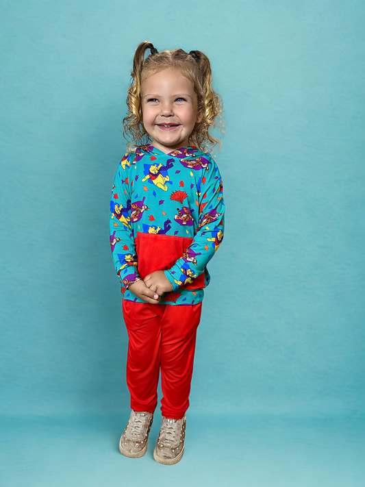 Retro Breeze Bamboo Toddler Hoodie