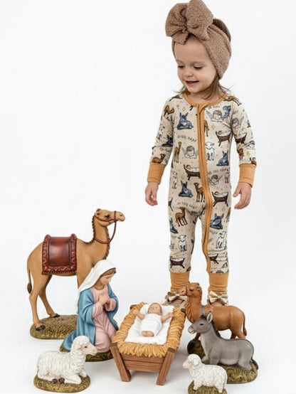 Oh Holy Night Bamboo Romper
