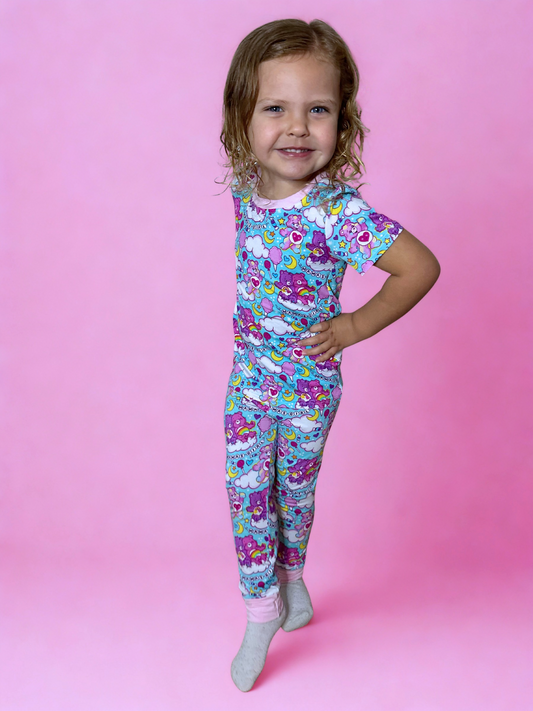 Mama's Girl Bamboo Short Sleeve Two Piece Pajama Set