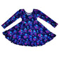 Poison Petals Bamboo Twirl Dress