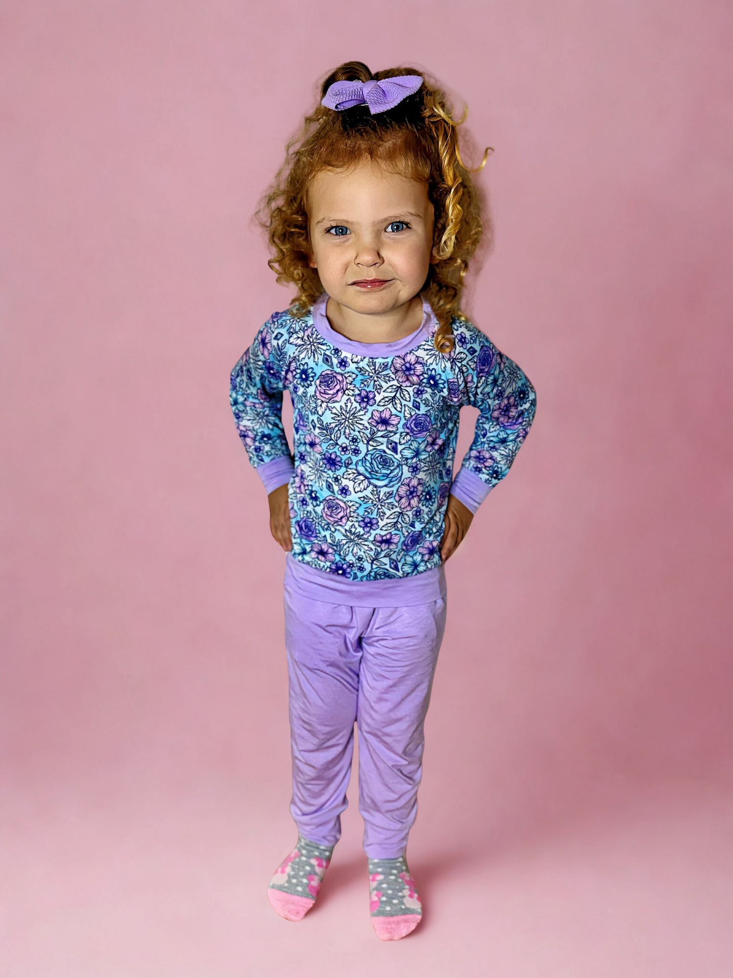 Arctic Bloom Bamboo Pullover