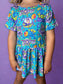 Too Infinity & Beyond Bamboo Twirl Dress with snaps