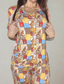 Woodland Warriors Adult Bamboo Button Up Top and Pants Pajamas Set