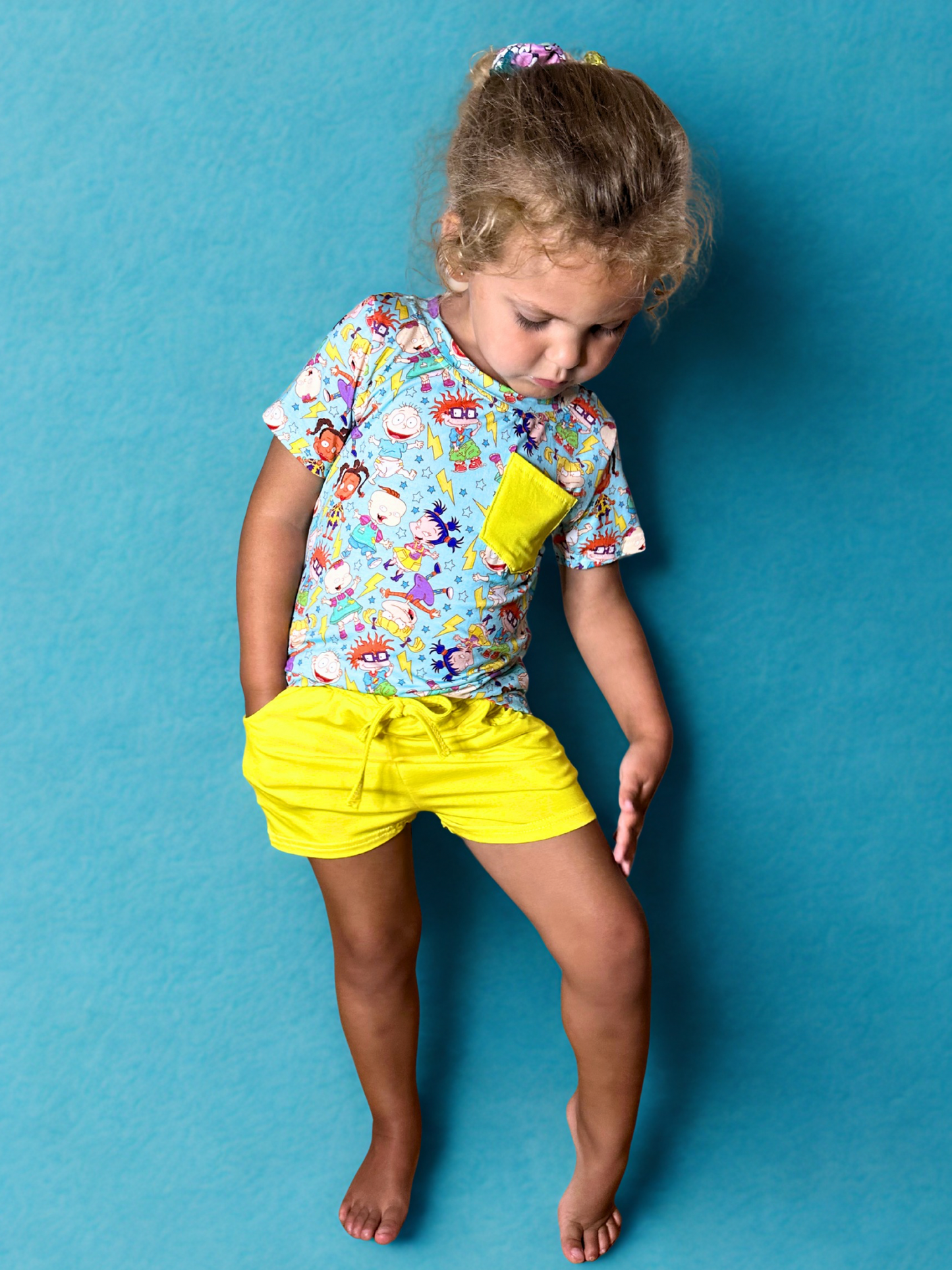 Baby Buds Bamboo Pocket Tee and Shorts Set
