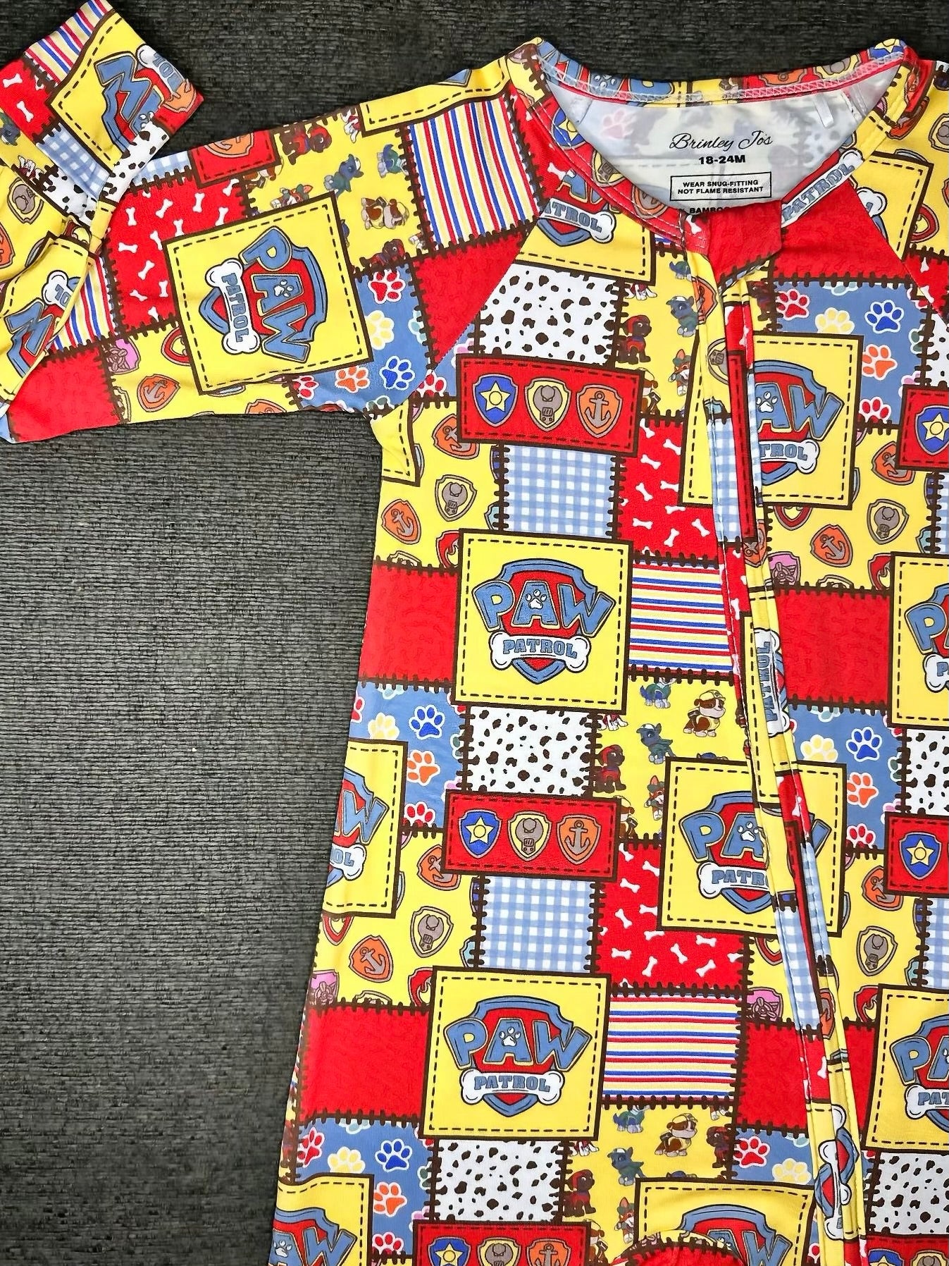 Patchwork Playtime Bamboo Romper