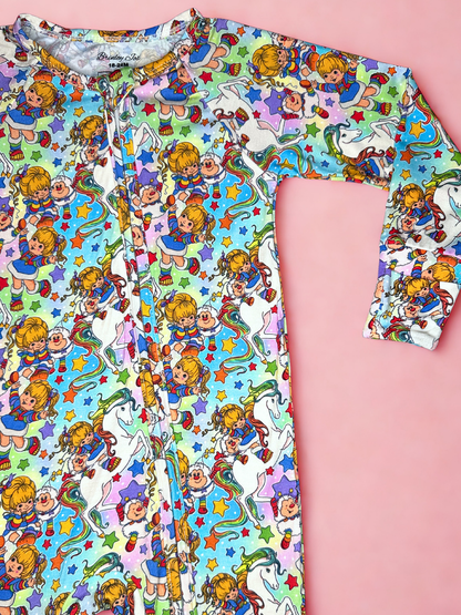 Rainbow Riders Bamboo Romper