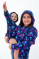 Poison Petals Bamboo Bubble Hoodie with Snaps